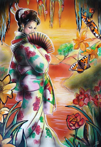 erotic-art-frauenbilder-akt-fine-art-gemaelde-malerin-christine-dumbsky-china-japan-geisha