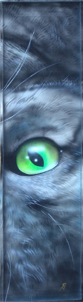 erotic-art-frauenbilder-akt-fine-art-gemaelde-malerin-christine-dumbsky-katze-katzenbild-grau