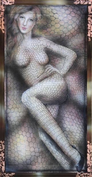 erotic-art-frauenbilder-akt-fine-art-gemaelde-malerin-christine-dumbsky-liliwashere3-frau-gefangen-im-netz