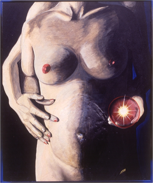 erotic-art-frauenbilder-akt-fine-art-gemaelde-malerin-christine-dumbsky-schwangere-licht-schwanger-paar