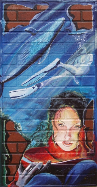 erotic-art-frauenbilder-akt-fine-art-gemaelde-malerin-christine-dumbsky-unter-der-oberflaeche-lesen-traeumen-mauer