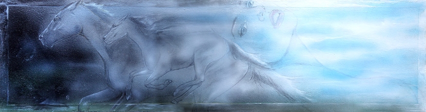 erotic-art-frauenbilder-akt-fine-art-gemaelde-malerin-christine-dumbsky-vexierbild-frau-pferd-erotisch-hellblau