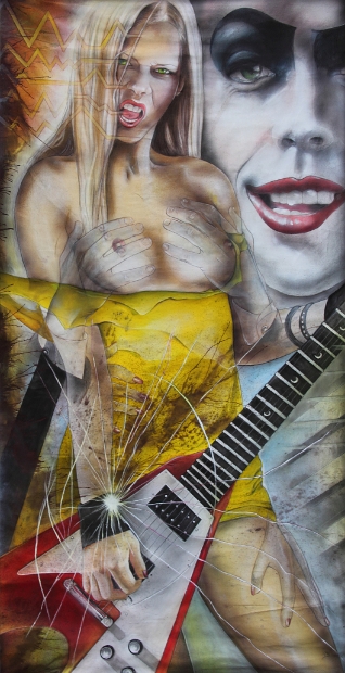 music-touchme-rocky-horror-show-frauenbilder-erotic-art-akt-frauen-gemaelde-malerei-christine-dumbsky