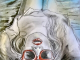 erotic-art-frauenbilder-akt-fine-art-gemaelde-malerin-christine-dumbsky-frau-wasser-wet-t-shirt-rote-brille-lippen-akt--zeichnung.jpg